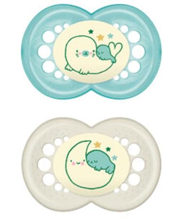 MAM Day & Night Pacifier Set for Boys 6-16 Months - 4 Animal Motif Pacifiers | International Shipping - Buy Online on GoSupps.com