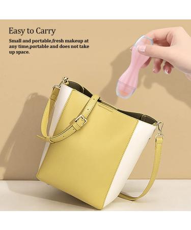 Double Head Volcanic Roller - Oil-Absorbing Facial Scooter with Interchangeable Stones | Portable Oil Control for Instant Matte Finish (Pink) - Buy Online on GoSupps.com