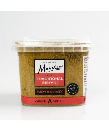 Mumtaz TRADITIONAL BIRYANI Spice Mix 125g - Reusable Resealable & Stacking Friendly Tub