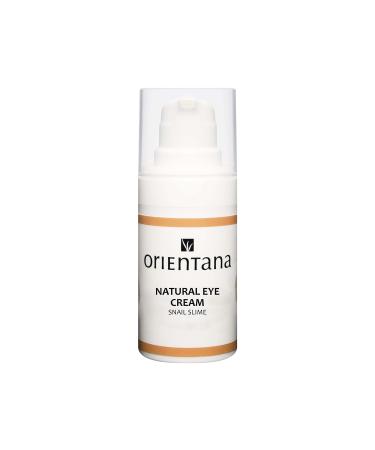 Orienta -natural eye cream with snail mucus & caffeine |Anti-aging organic cream against dark dark circles wrinkle tear bags & swelling |Eye care for women |For every skin type - 15ml