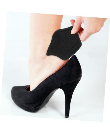 FOMIYES 4 Pairs Sneaker Heel Stickers - Thicken Heel Pads & Protectors for Shoes | Black 11.3X8CM - Buy Online on GoSupps.com