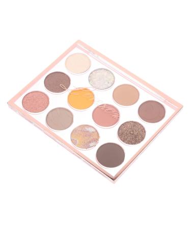 WOONEKY Eyeshadow Glitter Eyeshadow Palette Eyeshadow Case Makeup Palette Glitter Makeup Flash Student Eye Shadow Box Eye Makeup 1 count (Pack of 1) As Shown