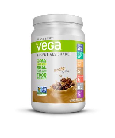 Vega Essentials Plant Based Protein Powder, Mocha, Vegan, Superfood, Vitamins, Antioxidants, Keto, Low Carb, Dairy Free, Gluten Free, Pea Protein for Women and Men,1.4 Pounds (18 Servings)