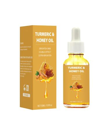 Huile pour le visage au curcuma et au miel huile naturelle de curcuma pour le visage Nettoie la peau et unifie le teint s rum hydratant pour le visage pour peaux s ches sensibles et normales