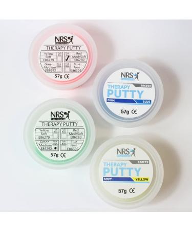NRS Healthcare E86280 Therapeutic Soft Putty 57g - Red Medium - Buy Online on GoSupps.com