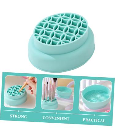 DOITOOL Makeup Brush Scrubber Mat Brush Cleaning Bowl for Makeup Tool Makeup Sponge Cleaner Cleaning Bowl for Makeup Brush Makeup Brush Cleaning Pad Silica Gel Brush Pad Make up - Buy Online on GoSupps.com
