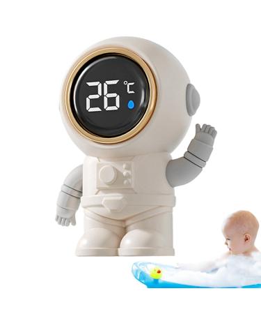 Kids Water Temperature Thermometers | Safety Temperature Water Thermometers - LED Display Room Digital Thermometers Floating Thermometers Waterproof Quick Response for Shower astronaut