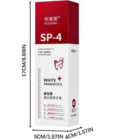 Fivfivgo 4TM Probiotic Whitening Toothpaste - SP-4 Breath-Fresh Brightening Toothpaste (1PC) for Optimal Oral Care - Buy Online on GoSupps.com