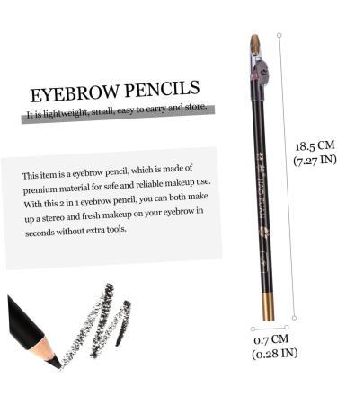 DOITOOL 8pcs Girls Built-in with Pencils A in Tool Pencil Women Sharpener -in- Eyebrow Professional Beauty 1 count (Pack of 1) Black - Buy Online on GoSupps.com