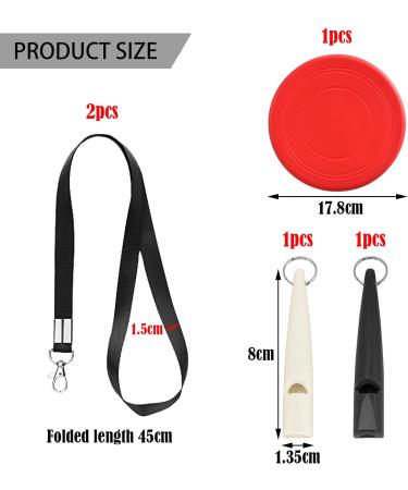 BDSHUNBF 2PCS Dog Whistle Dog Training Whistle with Lanyard High Pitch Dog Whistles Whistle Lanyard for Recall Bark Control for Barking & Recall - Buy Online on GoSupps.com