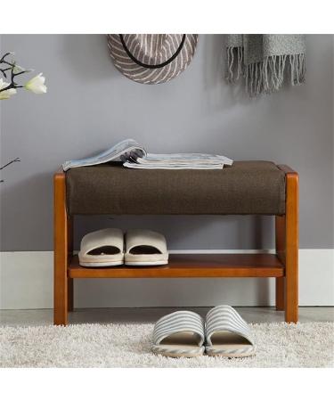 Doorway Shoe Rack Space-Saving Shoe Stool Storage Slippers Shoe Cabinet Foot Sofa Stool Shoe Stool Brown Shoe Organizer (Color : Natural) (Brown) - Buy Online on GoSupps.com