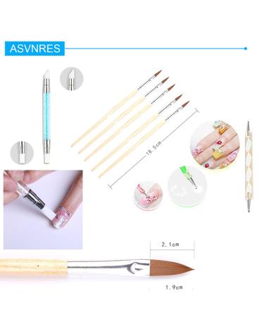 Clear Jelly Nail Stamper Kit with Nail Art Pens and Accessories - White - Buy Online on GoSupps.com