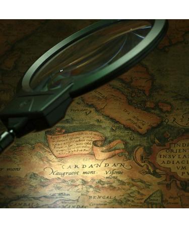Gooseneck Magnifier with Clamp Hands Free Led Light Magnifying Glass for Close Work Foldable Desktop Magnifying Glass for Reading Crafts Silver Lofty Ambition - Buy Online on GoSupps.com