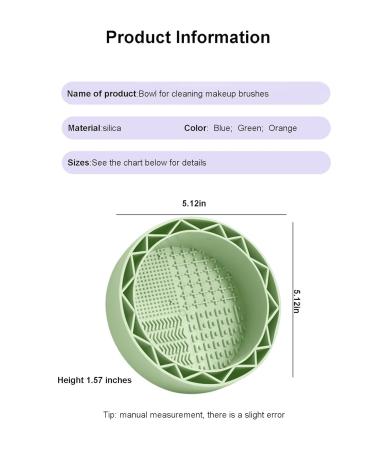 Silicone 3-in-1 Makeup Brush Cleaner Mat with Drying Rack Upgrade for Brushes Puffs & Sponges in Green | International Shipping Available - Buy Online on GoSupps.com