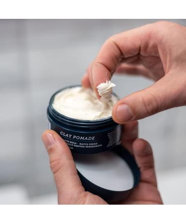 Oars + Alps Clay Hair Pomade for Men - Promotes Hair Growth, Medium Hold, Matte Finish, Reduces Frizz - 2.4 Fl Oz - Buy Online on GoSupps.com