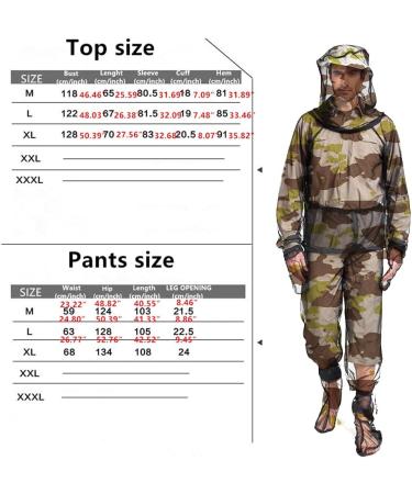 Adult Mosquito Resistant Camo Net Suit XL - Bug Tamer Camouflage Hunting Clothes - Buy Online on GoSupps.com