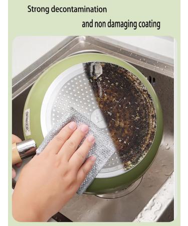 Multipurpose Wire Dishwashing Rags for Wet and Dry Scratch Free Metal Wire Dishwashing Cloth for Dry and Wet Cleaning of Tableware Cabinets Fruit Dishwashing Cloth (5pcs) - Buy Online on GoSupps.com