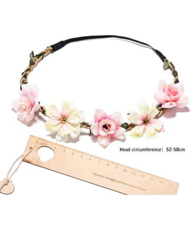 CTForest 6 Pieces Daisy Flower Headband - Wedding Hair Wreath Flower Wreath Hair Accessories Perfect for Gifts & On-the-Go Style - Buy Online on GoSupps.com