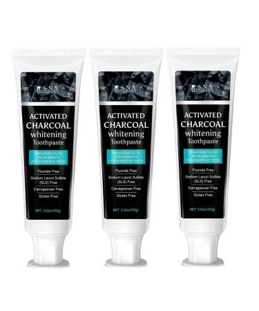 Activated carbon toothpaste white teeth charcoal whitening tooth paste activated carbon toothpaste for white teeth tooth whitening toothpaste without fluoride stain removal and fresh breath 100g (3)