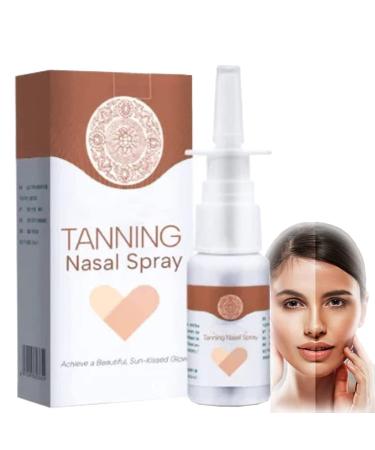BronzeMist Tanning Nasal Spray Self-Tanning Facial Mist Tanning Sunless Spray Deep Tanning Dry Spray Sunless Tanning Mist Natural-Looking Tan (1 Pc)