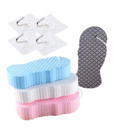 SEWOART 1 Set Children's Bath Sponge Kids Body Wash Bath Sponge for Kids Cleaning Accessories Foam Body Wash Bath Loofahs Bathing Accessories Comfortable Bath Scrubber PVA Tub 3D Household