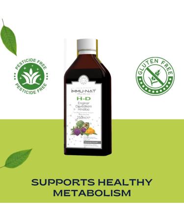 Immu-nat H-D Herbal Liver Detox Liquid Supplement - Supports Gut Health & Kidney Function - Milk Thistle, Artichoke, Chicory - Non-GMO - 8.50oz - Buy Online on GoSupps.com