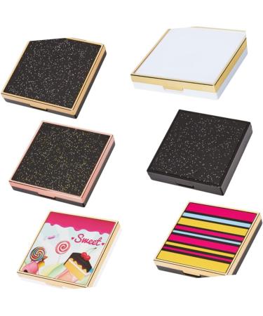 FOYTOKI 2 Pcs Empty Eye Shadow Pallet Empty Eyeshadow Dish Empty Eyeshadow Case DIY Eyeshadow Case Black - Buy Online on GoSupps.com