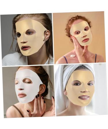 Mipcase 18pi ces Couvertures Silicone Pour Masques Faciaux R utilisables Support Pour Masques Optimise Absorption Des Soins Peau De Silicone Transparent Dor  - Buy Online on GoSupps.com