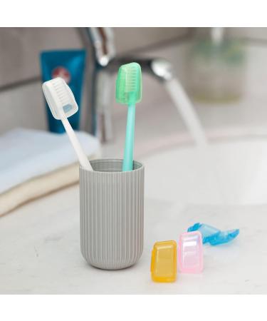 Toothbrush Covers - 15 PCS Travel Caps for Home & Outdoor, Family Toothbrush Protector & Head Holder Cover - Buy Online on GoSupps.com