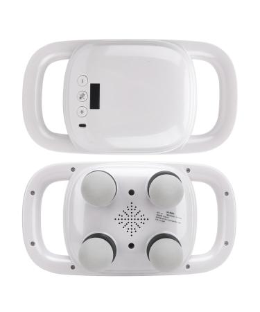 4-head massage gun for deep tissue hand-held electrical muscle massage gun for pain relief 5 gears 2 modes noise wireless (white)
