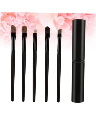 WOONEKY 5pcs Eyeshadow Brush with Case Eyeshadow Brush Kit Cosmetic Tools Blackriflecoffee - Buy Online on GoSupps.com