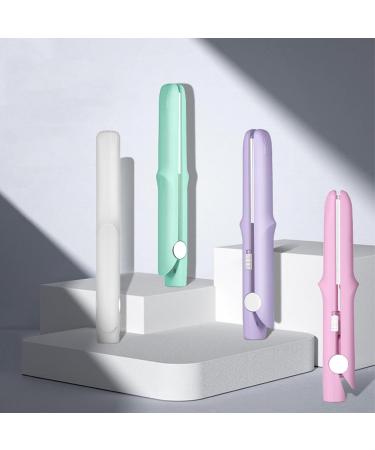 Upgraded 2 In 1 Mini Curling Wand Flat Hair Straightene Mini Dual Purpose Curling Flat Long Lasting Portable Travel Curling Wand For Women Short Hair All Hair Types T3 Single Pass Curler (E One Size) One Size E - Buy Online on GoSupps.com