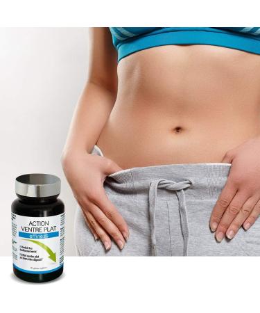 NUTRI EXPERT - Effiness Flat Stomach Action - Reduces Bloating and Heaviness - Digestive Wellness - Food Supplement with Natural Plant Extracts - 60 Vegetable Capsules - Buy Online on GoSupps.com