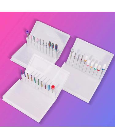 30Pcs 3/32 Inch Ceramic & Diamond Nail Drill Bits Set for Acrylic Gel Manicure Pedicure - Includes 3 Cases - Buy Online on GoSupps.com