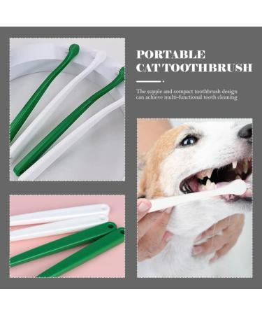Balacoo 4pcs Pet Toothbrush Chewable Toothpaste Dog Toothbrush Stick -bristle Toothbrush Handheld - Buy Online on GoSupps.com