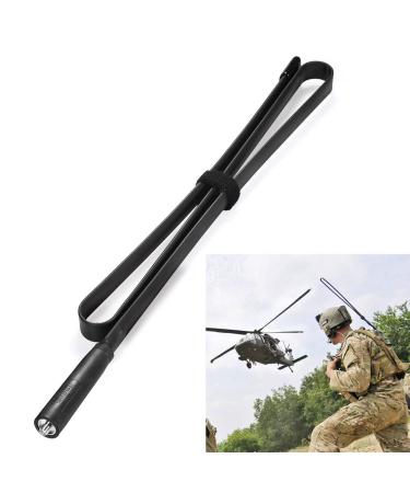 Bingfu Dual Band VHF UHF 136-520MHz 42.5 inch Foldable CS Tactical SMA Female Ham Radio Antenna for Kenwood Wouxun Baofeng BF-F8HP UV-5R UV-82 BF-888S GT-3 Handheld Ham Two Way Radio Walkie Talkie 42.5 inch Antenna