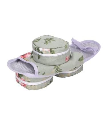 Moxibustion Herbal Heating Bag | Traditional Moxa Therapy Cloth with 3 Zip Pockets for Targeted Reflexology - Buy Online on GoSupps.com