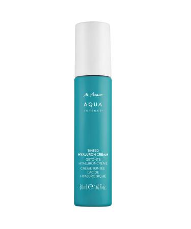 M. Asam AQUA INTENSE Tinted Hyaluron Cream (50ml) BB cr me l acide hyaluronique Cr me teint e visage hydratante Fond de teint couvrant imperfections Peau clatante