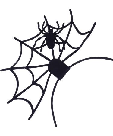WLLHYF Halloween Spider Web Hair Hoop Halloween Headband Spider Web Fasciantor Black Spider Headpiece Costume Party Headpiece Hair Accessories for Women Girls - Buy Online on GoSupps.com