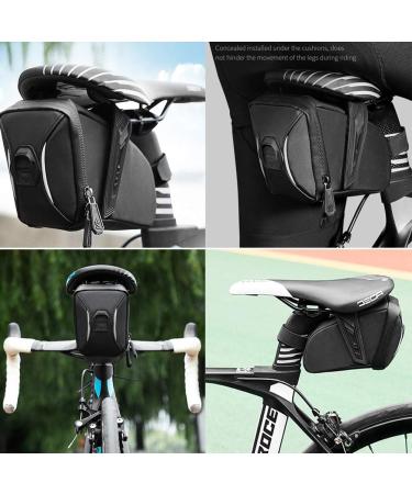 Waterproof Bike Saddle Bag - Adjustable Straps, Ideal for Folding Bike, Road Bike, MTB - Buy Online on GoSupps.com