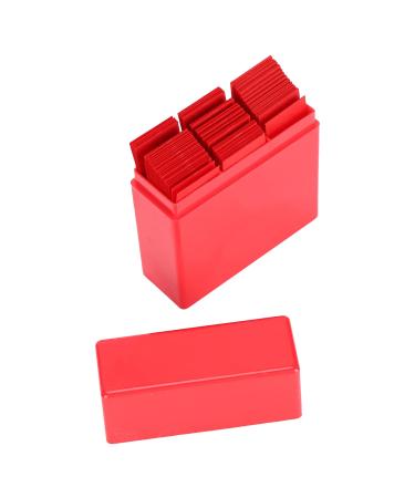 300 pieces/box dental articulation paper double-sided dental accessories dentist accessories bite articulation paper stripes with plastic dispenser (red)