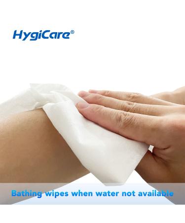 HygiCare Disposable Adult Washcloths 250 Ct | Fresh Scent | Strong & Gentle | Incontinence Care | Home, Clinic & Hospital Use - Buy Online on GoSupps.com