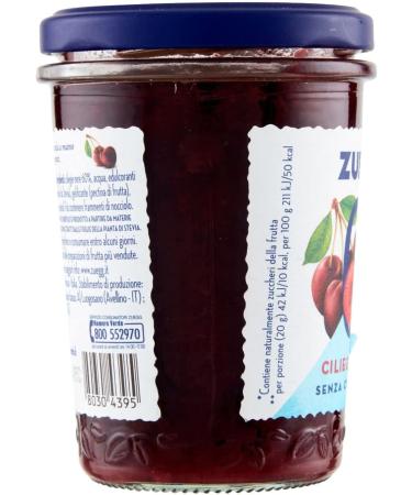 Italian Gourmet E.R. Zuegg Zero Zuccheri Sugar Free Black Cherry Jam Zero Sugars 220g + Polpa Italian Gourmet 400g (Pack of 6) - Buy Online on GoSupps.com