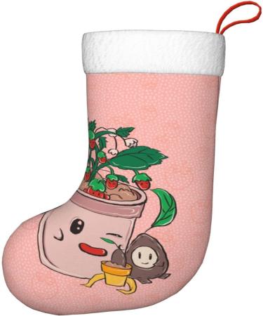YYHHAOFA Sunflower Seeds and Strawberries Prints Christmas Decorative Stockings : Soft Light and Tactile Suitable for Christmas Holiday Party - Buy Online on GoSupps.com