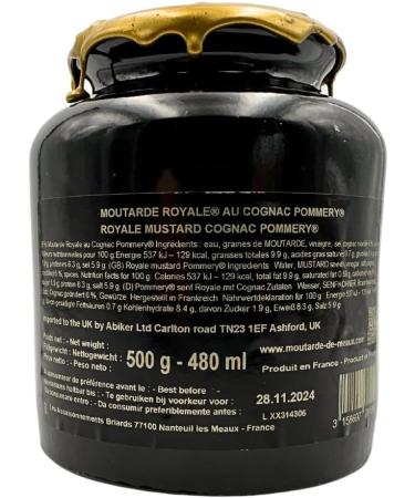 BonneBouffe Pommery Wholegrain and Cognac Mustard Duo 500g x 2 - Buy Online on GoSupps.com