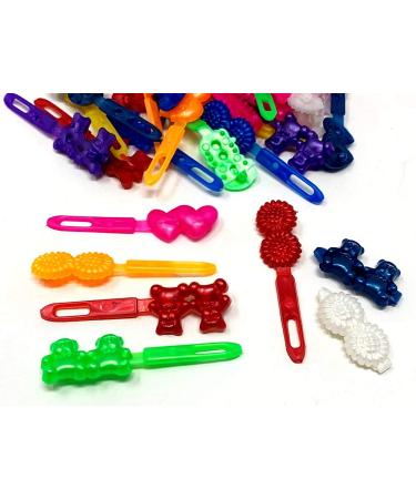 Tara Girls Self Hinge Plastic Hair Barrettes - BR50: Super Cute Multi-Design Selection - Buy Online on GoSupps.com
