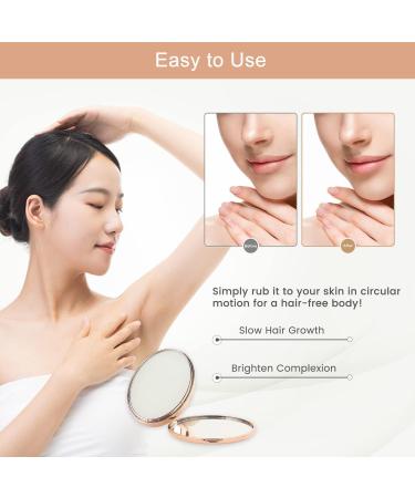 Painless Crystal Hair Removal Tool for Women - Legs, Arms, Back (Champagne 001) - Buy Online on GoSupps.com