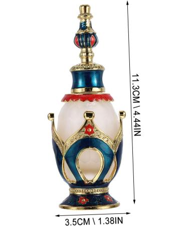 Didiseaon Perfume Bottle Essence Bottle Travel Glass Bottle Antique Middle East 3.5x3.5cm Blue - Buy Online on GoSupps.com