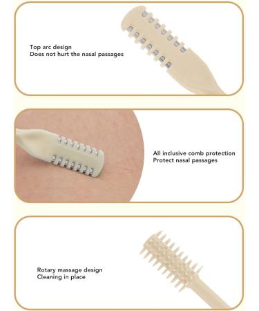 Buachois 24 Pieces Nose Hair Trimmer 360 Degree Rotating Double Head Nose Hair Plucker Deep Cleaning Nose Picker Tweezers Cutter - Buy Online on GoSupps.com