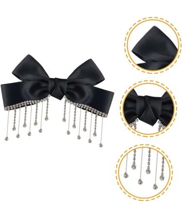 Beatifufu Bow Hairpin Rhinestone Hair Clip Hair Barrette for Women Hair Ornament Hair Bow Pin Female Hairpin Hair Bow Bow Clip Bow Hair Clip Hair Accessory Hair Clamp - Buy Online on GoSupps.com